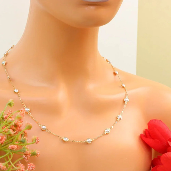 "New Beautiful Design Necklace Chain for Women/Girls, Gift, N589 - Picture 3 of 10